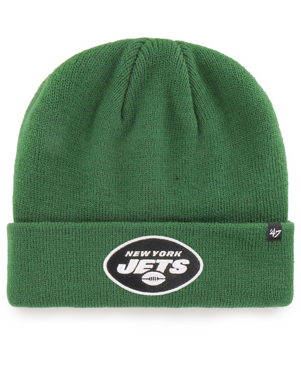 47 Brand Boys Green New York Jets Basic Cuffed Knit Hat In Green