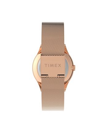 Timex Women s Celestial Opulence Rose Gold Tone Stainless Steel