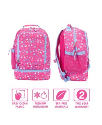 Kids Prints 2-In-1 Backpack and Insulated Lunch Bag - Rainbows