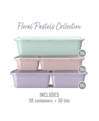 Prep Meal Prep Kit Gleam Metallic Collection, 60-Pieces