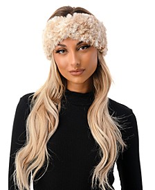 Women's Knotted Ombre Faux Fur Headband