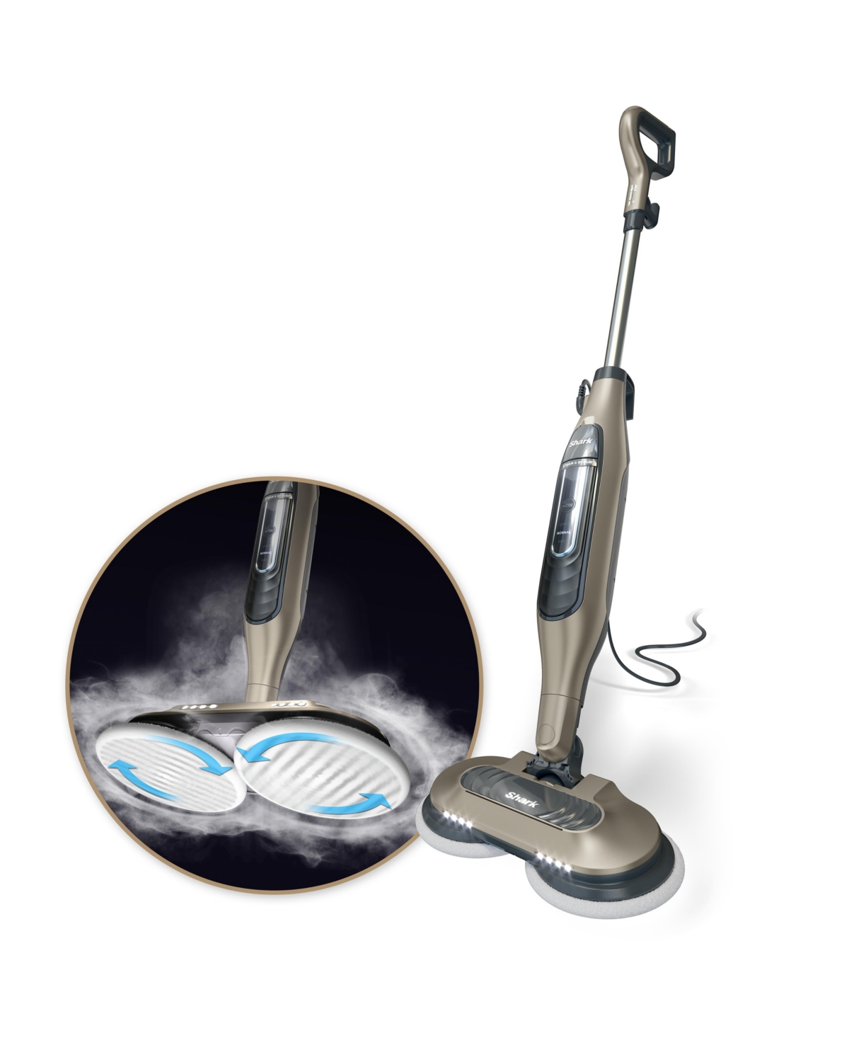 Shark Steam & Scrub All-in-one Scrubbing And Sanitizing Hard Floor Steam Mop S7001 In Taupe