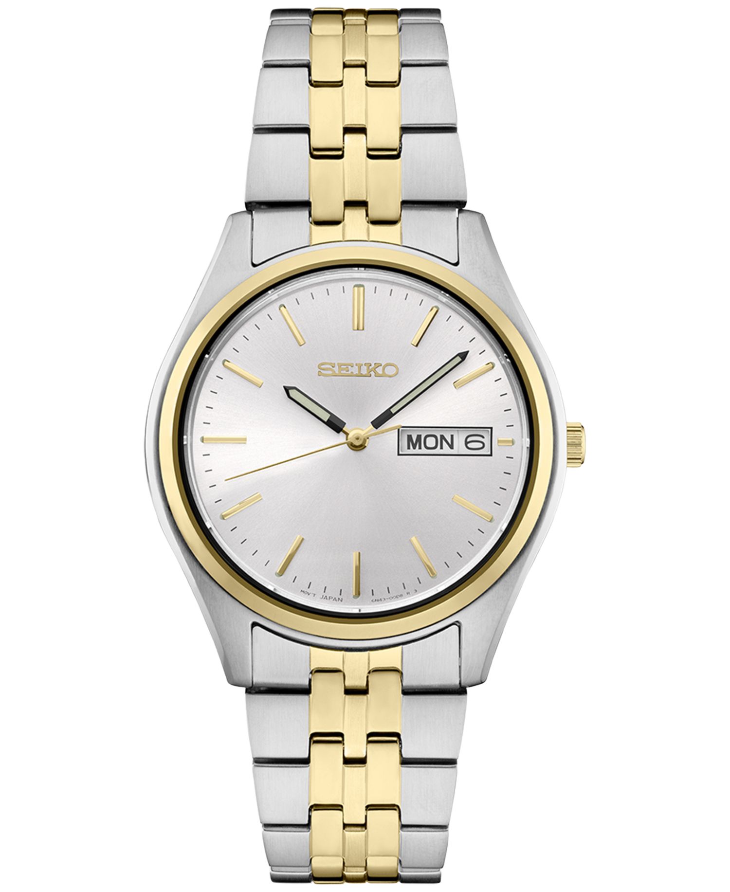 Men's Essentials Two-Tone Stainless Steel Bracelet Watch 37mm