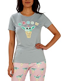 Baby Yoda Grogu Ice Cream Pajama T-Shirt