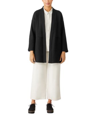 eileen fisher jacquard jacket