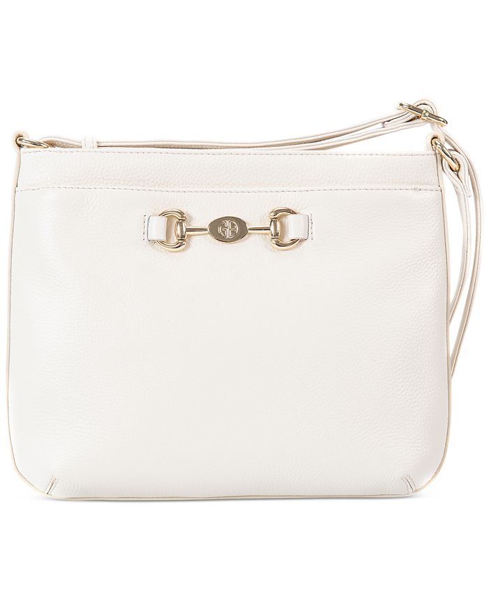 Giani Bernini HorsebitDetail Leather Crossbody, Created for Macy's