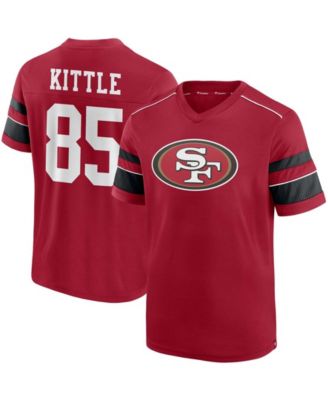 Men's Fanatics Branded George Kittle Scarlet San Francisco 49ers