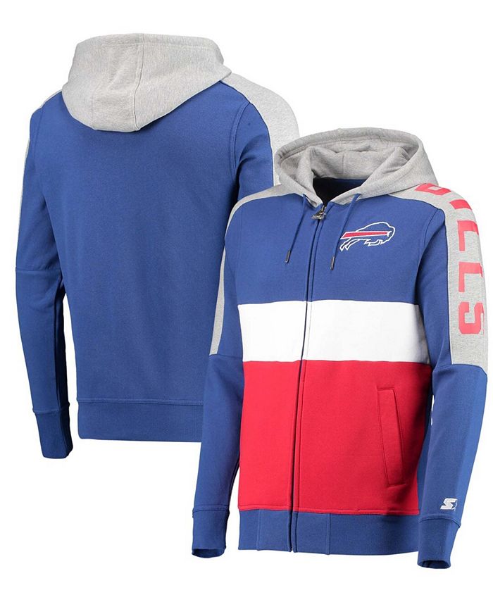 Men's Starter Royal/Red Buffalo Bills Playoffs Color Block Full