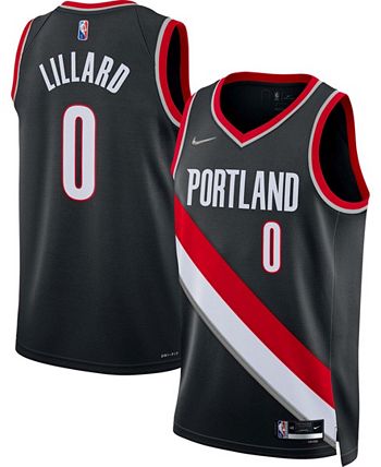 Nike Men's Damian Lillard Black Portland Trail Blazers 2021/22 Diamond