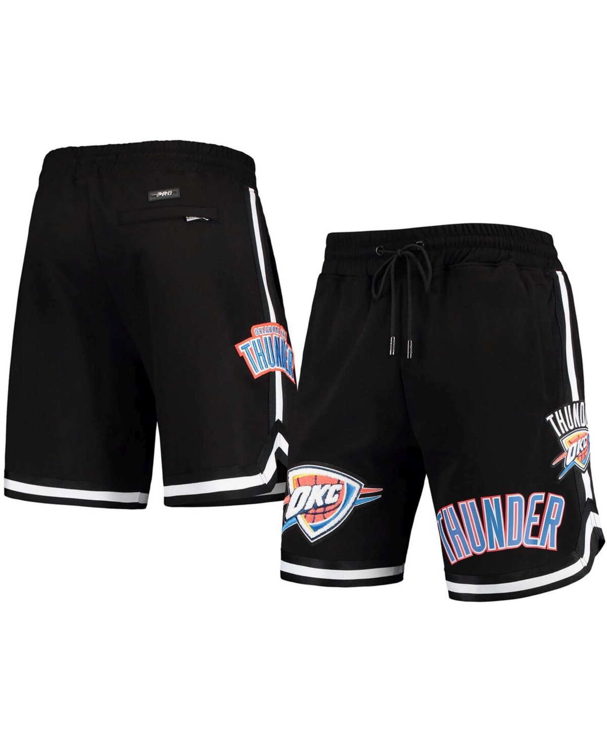 Men'sOklahoma City Thunder Chenille Shorts - Black