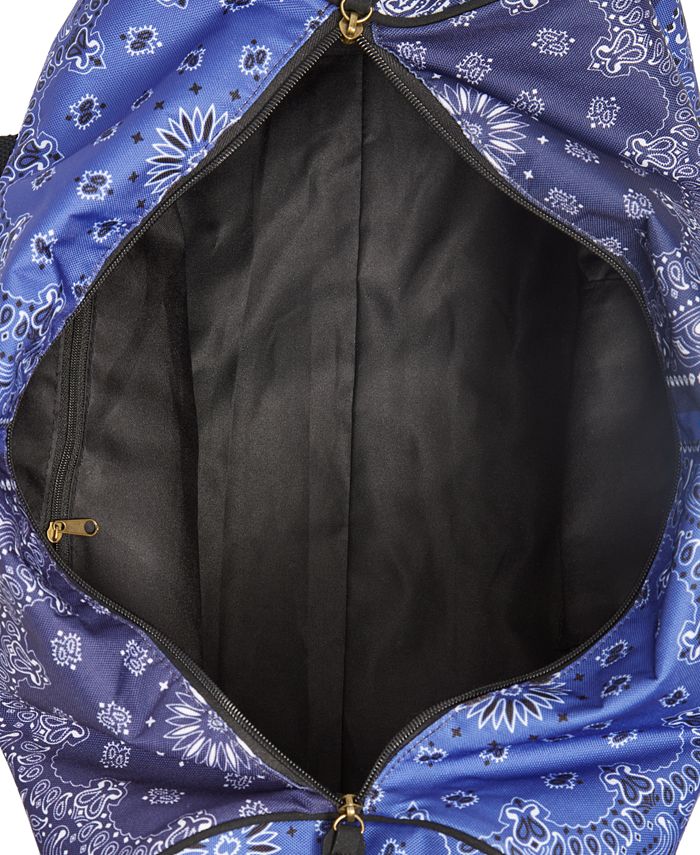 Sun + Stone Reed Bandana Duffel Bag, Created for Macy's - Macy's