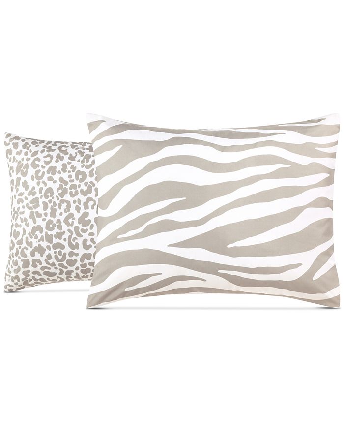 Keeco Nicole Zebra Reversible 12Pc. California King Comforter Set, Created for Macy's Macy's