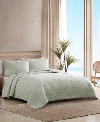 Tommy Bahama Home Tommy Bahama Solid Costa Sera Cotton Reversible Quilt ...