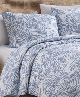 CLOSEOUT! Palmday Cotton Reversible 2 Piece Quilt Set, Twin