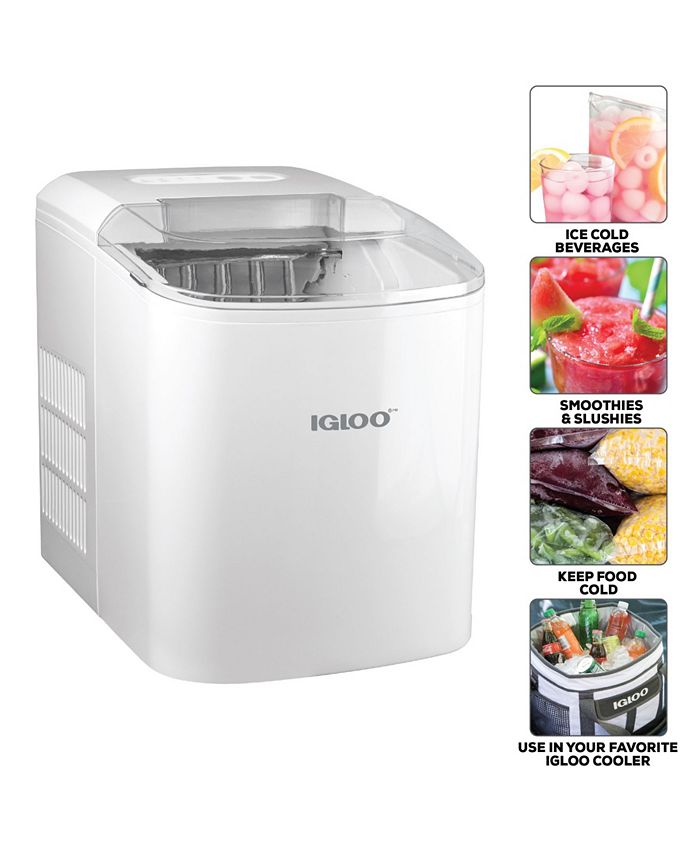 Igloo 26 lbs Automatic Portable Countertop Ice Maker Machine Macy's