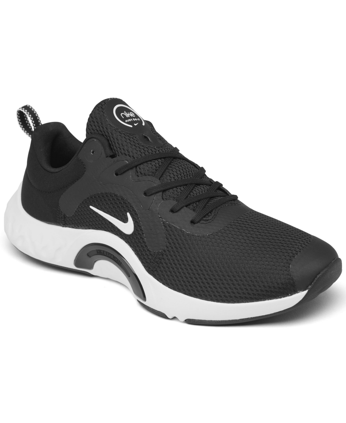 Nike Women's Renew In-season Tr 11 Training Sneakers From Finish Line In Black,white
