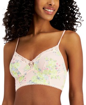 INC International Concepts Women's Lace-Trim Bralette, Created for Macy's