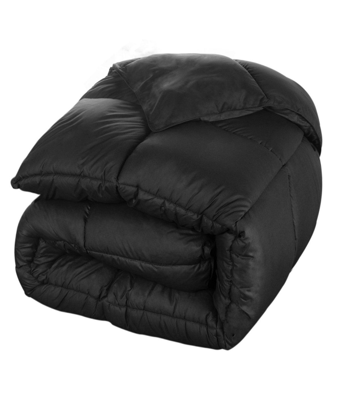 Superior Breathable All Season Down Alternative Comforter, Queen In Black