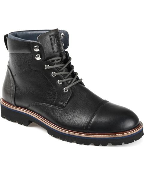 Мужские ботинки Thomas & Vine Reddick Cap Toe Ankle Boot, цвет: Чёрный