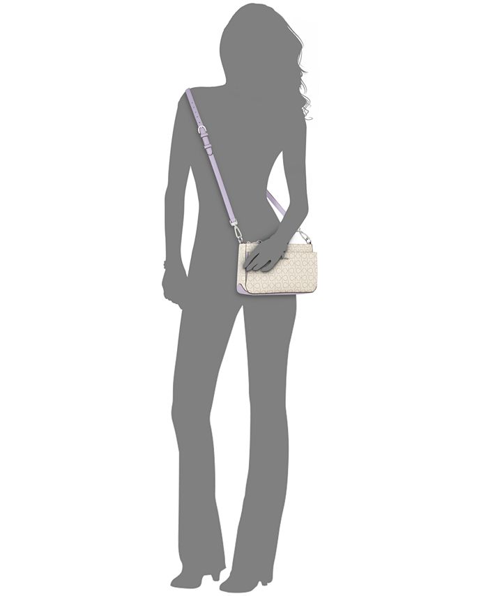 Calvin Klein Women's Lucy Triple Compartment Shoulder Bag