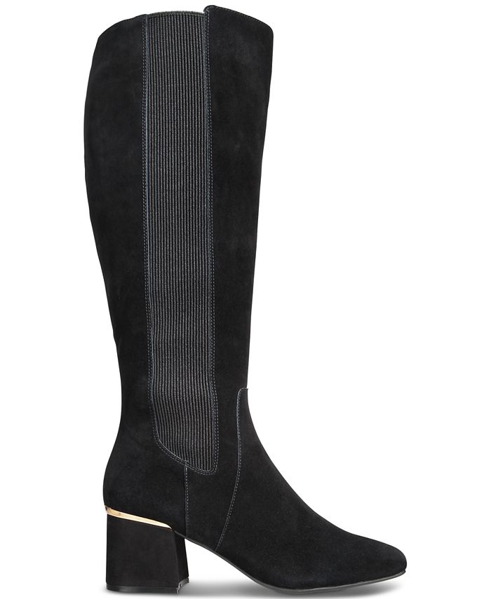 Alfani Women's Rae Block-Heel Dress Boots, Created for Macy's - Macy's