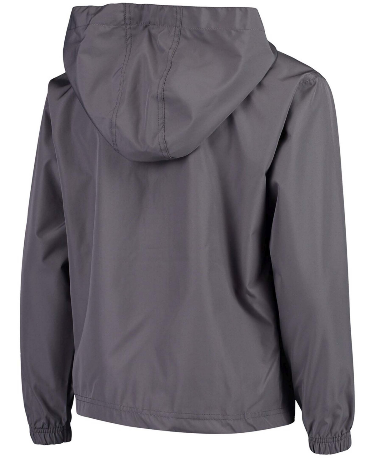 Big Boys and GirlsMiami Hurricanes Pack and Go Windbreaker Jacket - Graphite