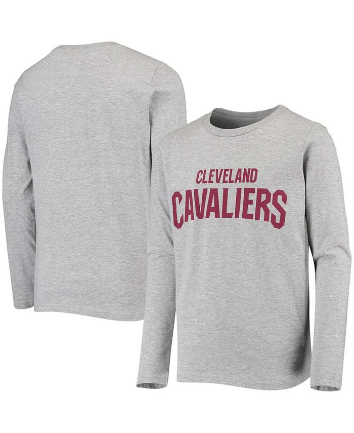Adidas NBA Men's Cleveland Cavaliers Full Primary Logo Long Sleeve Tee Shirt
