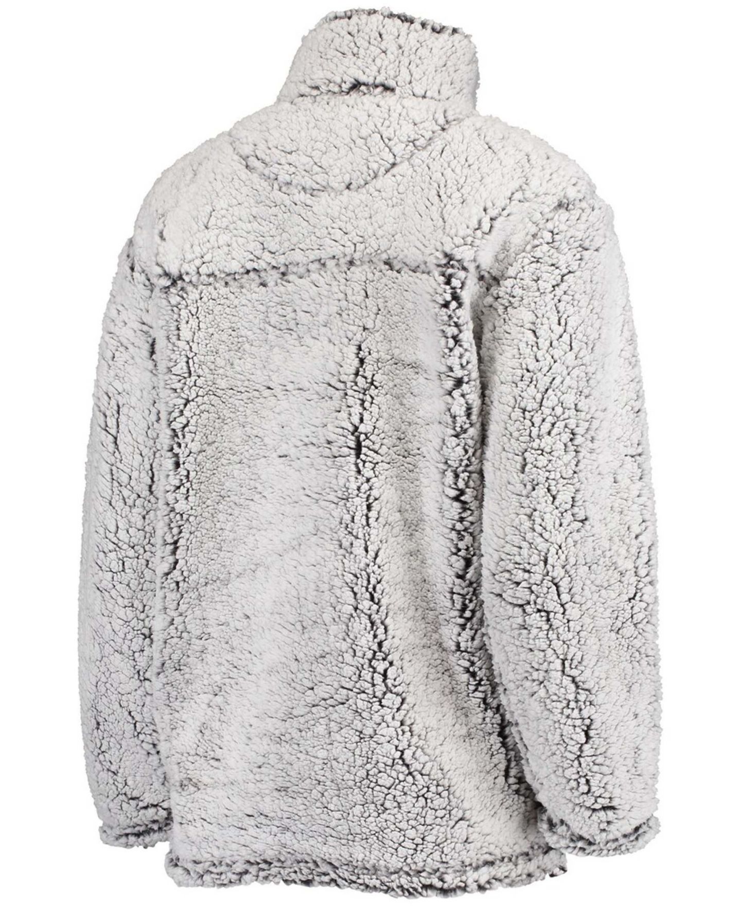 Женская куртка G-III 4Her by Carl Banks Gray Seattle Kraken Sherpa Quarter-Zip — фото 4