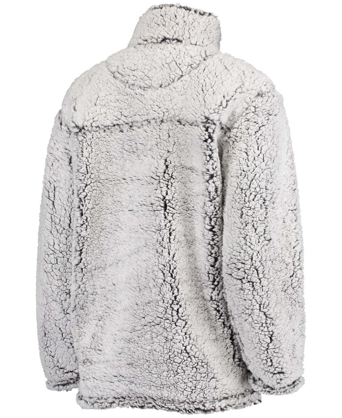 Women'sSeattle Kraken Sherpa Quarter-Zip Jacket - Gray