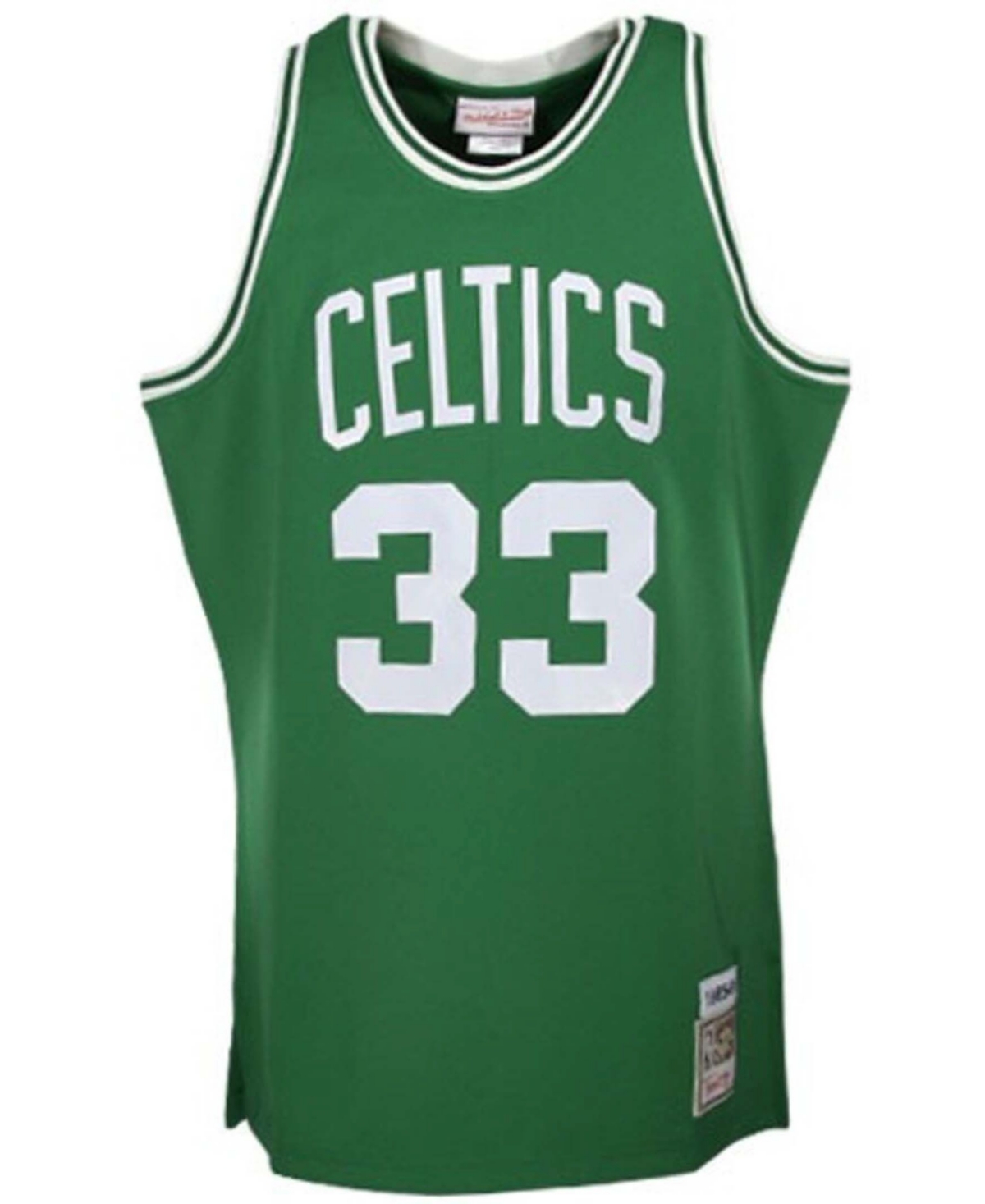 Men's Larry BirdBoston Celtics 1985/86 Hardwood Classics Authentic Jersey - Kelly Green