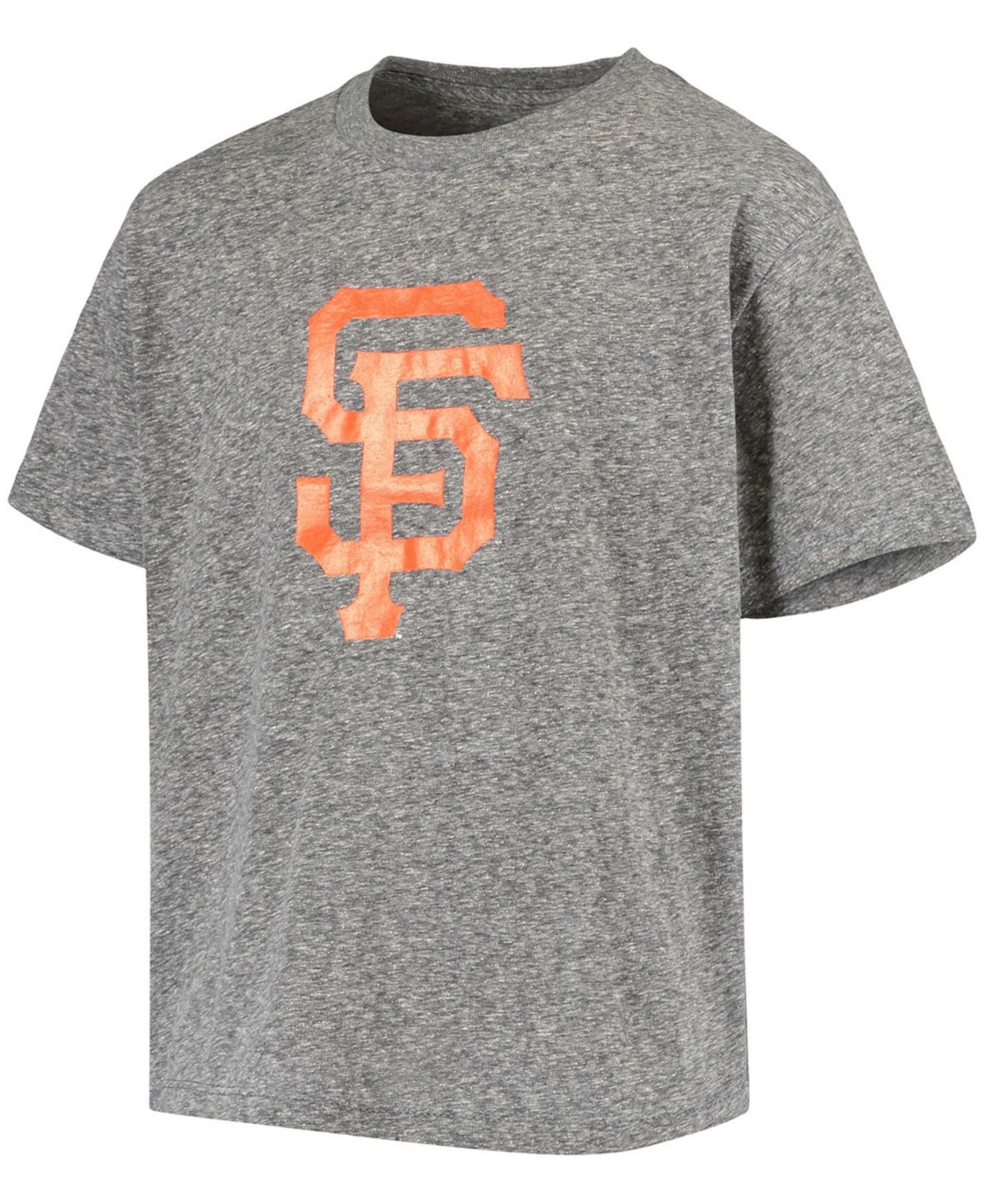 Big Boys and GirlsSan Francisco Giants Snow T-shirt - Heathered Black
