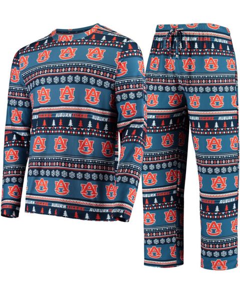Мужская пижама Concepts Sport Auburn Tigers Ugly Sweater, Navy