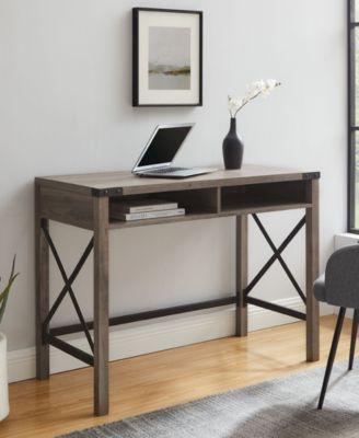 Farmhouse Metal and Wood Desk
