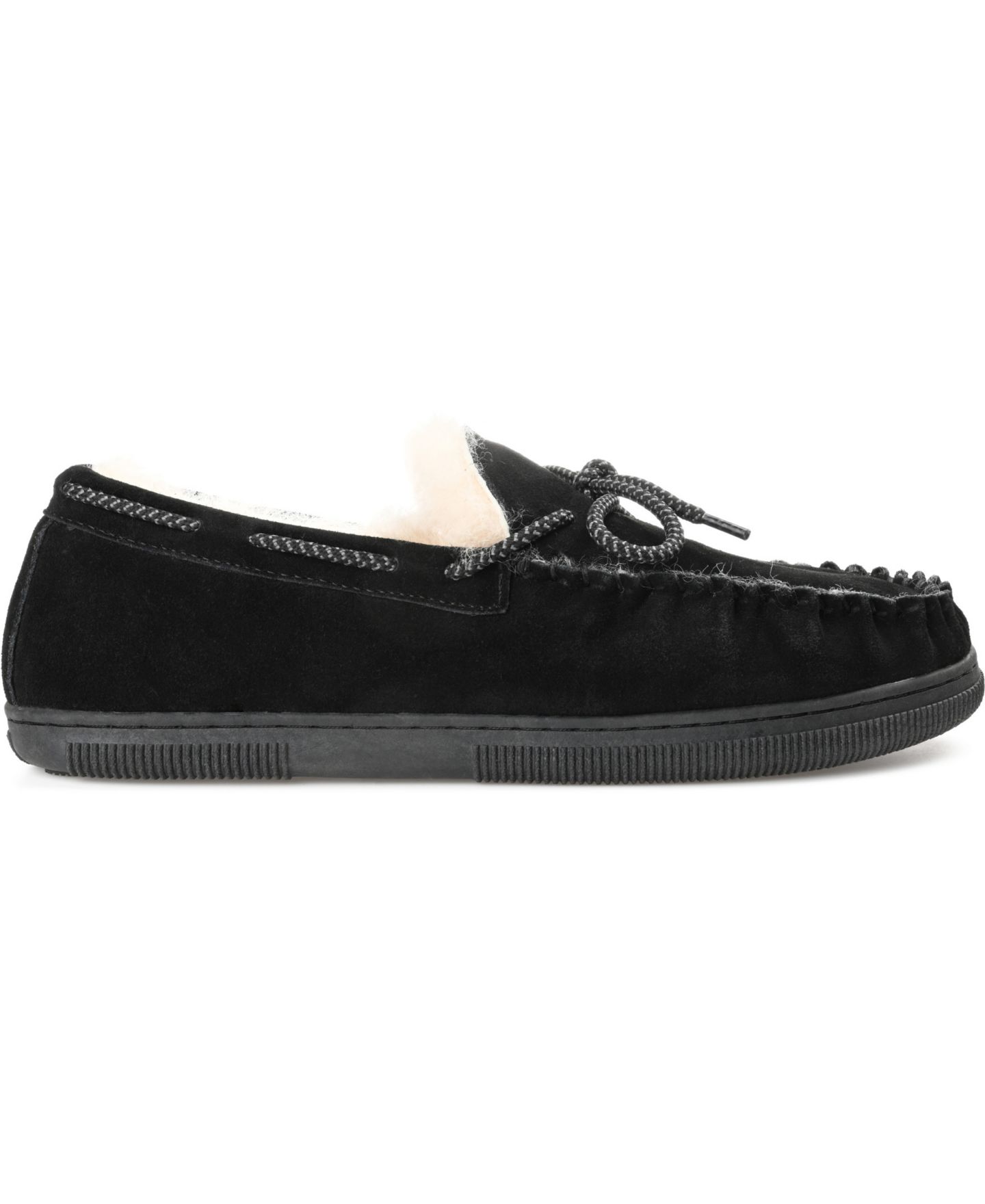 Мужские тапочки Territory Meander Moccasin Slippers, цвет: Чёрный — фото 2