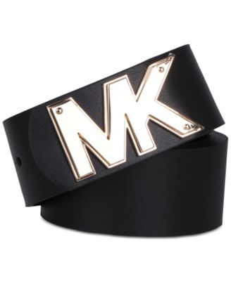 Michael Kors - Logo Buckle Leather Belt