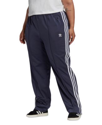 adidas originals adicolor logo three stripe track pants in navy