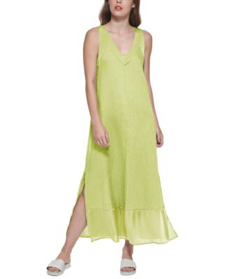 yellow tailored jacket