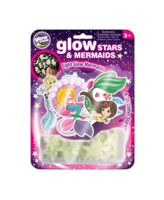 The Original Glowstars Glow-in-The-Dark Mermaids and Glitter Stars Set, 43 Piece