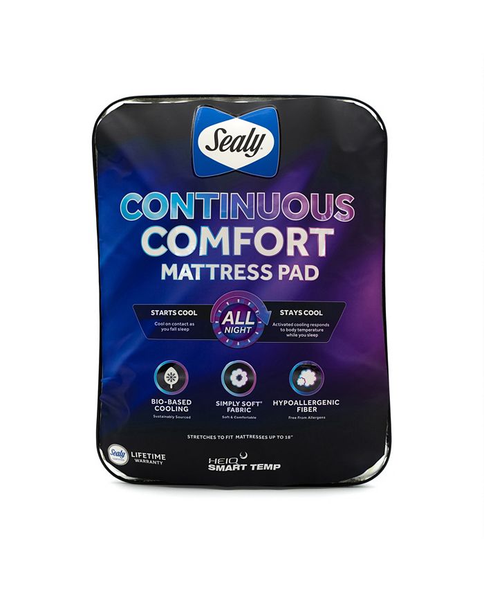 Sealy All Night Cooling Mattress Pad, King Macy's