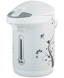 12-Cup White Electric Kettle & Dual-Pump Hot Water Dispenser