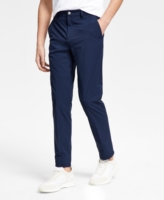 Calvin Klein Men's Slim Fit Tech Solid Performance Dress Pants - Navy