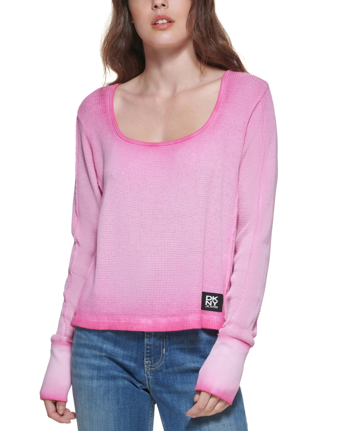 UPC 755406973020 Dkny Jeans Square Neckline Top Upcitemdb