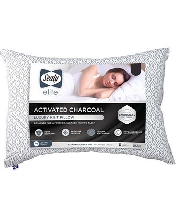 Sealy Charcoal Pillow, Jumbo - Macy's