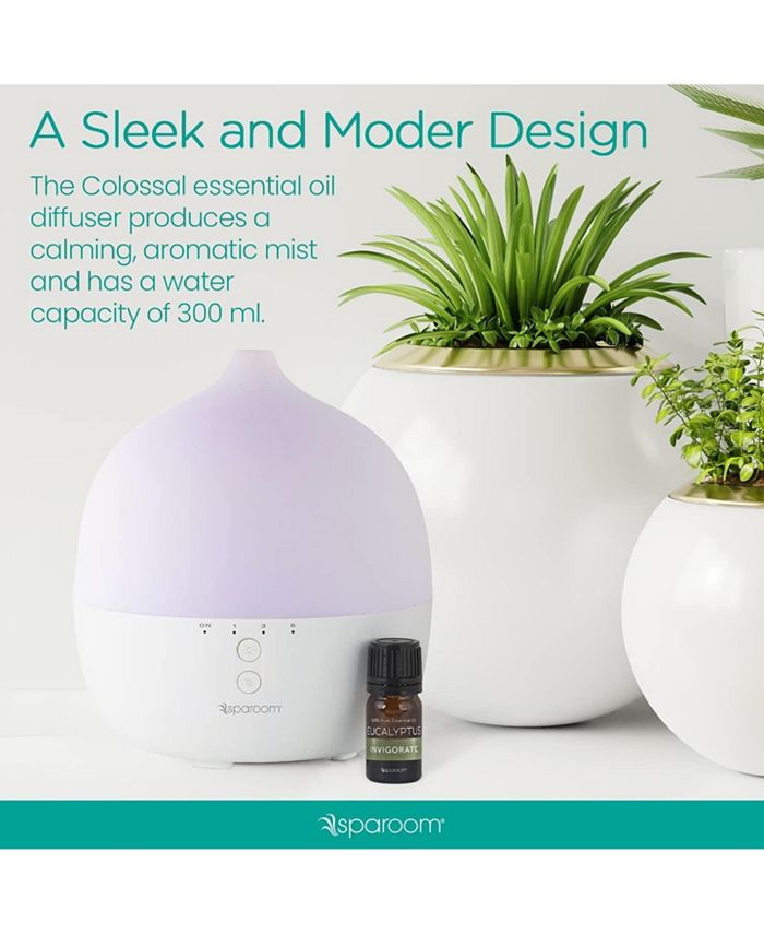 SpaRoom Colossal AppEnabled Ultrasonic Essential Oil Aromatherapy