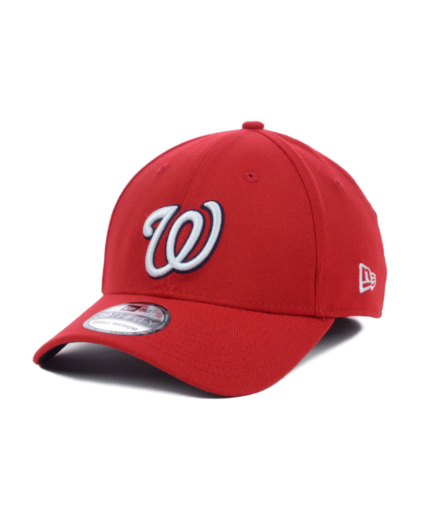 Женская кепка New Era Washington Nationals MLB Team Classic 39THIRTY Stretch-Fitted — фото 1