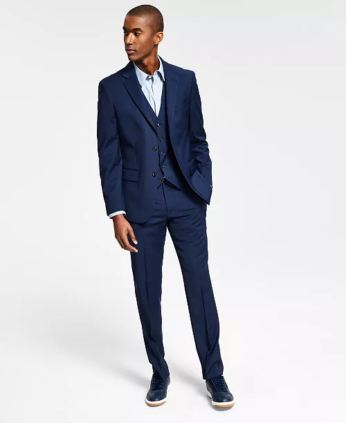 Tommy Hilfiger Men's Modern-Fit Wool TH-Flex Stretch Suit Separates