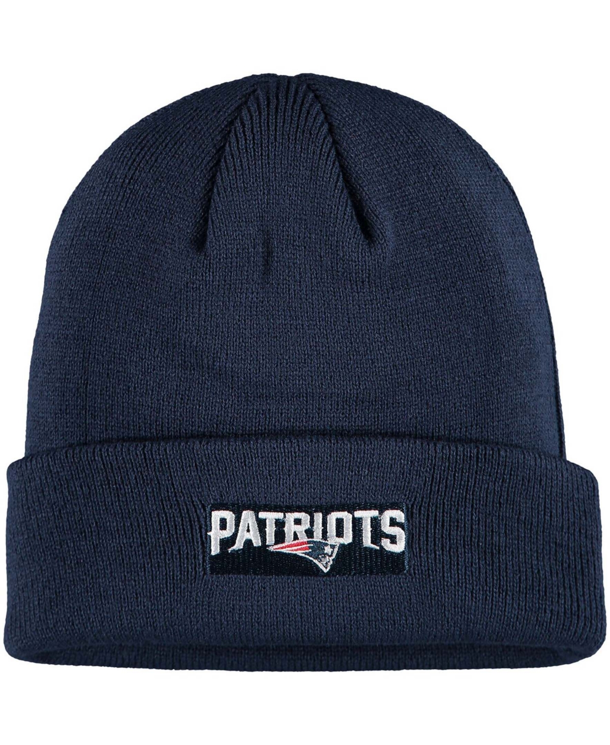 Shop Outerstuff Big Boys And Girls Navy New England Patriots Basic Cuffed Knit Hat