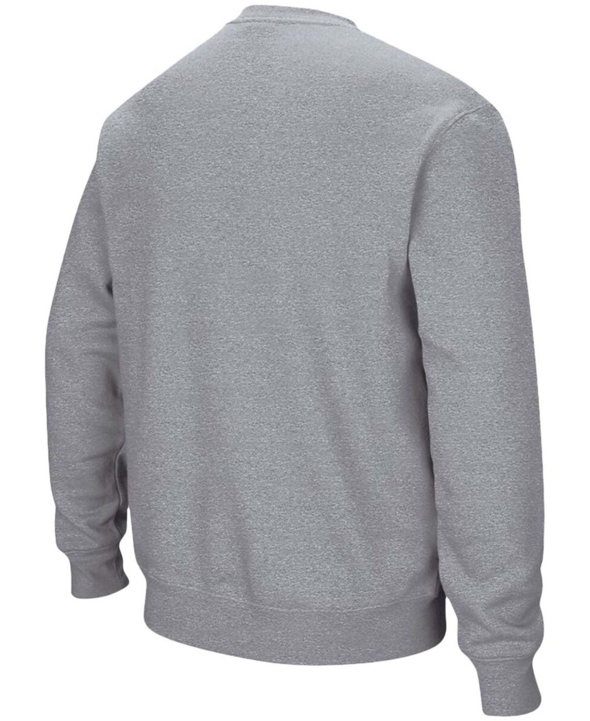 Colosseum Men's Charcoal Pitt Panthers Arch Logo Sweatshirt In Charcoal