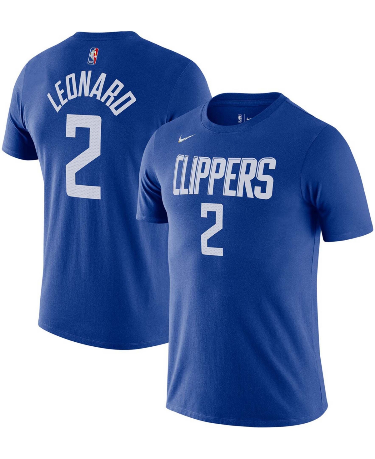 Men's Kawhi LeonardLa Clippers Diamond Icon Name Number T-shirt - Royal