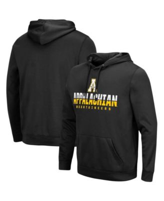 Men's Black Appalachian State Mountaineers Lantern Pullover Hoodie